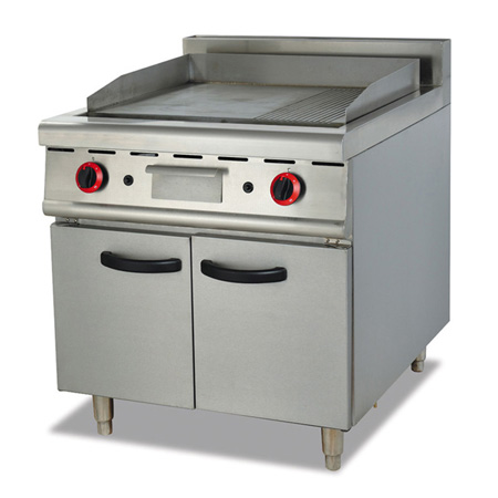 FUQIGH-786Floor type gas grill with cabinet base