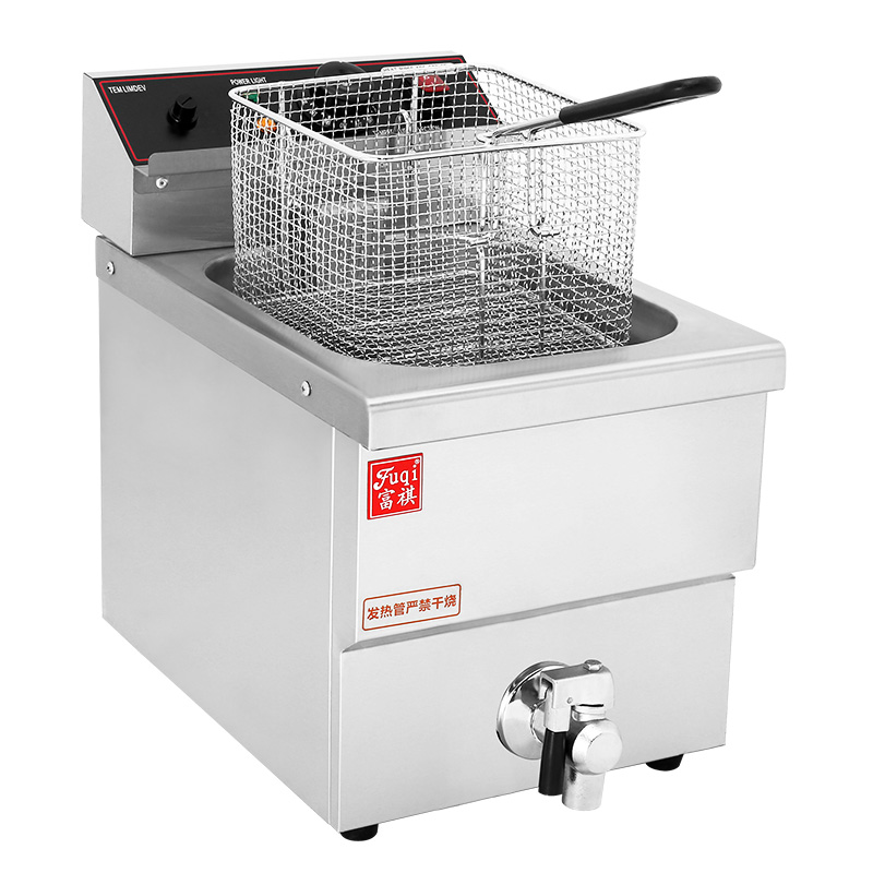 FUQI DF-10LDesktop horizontal bar single screen electric fryer